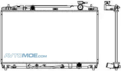 Радиатор охлаждения 34618506 Sakura (фото №1)