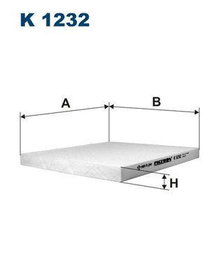 Фильтр салонный K1232 Filtron (фото №1)